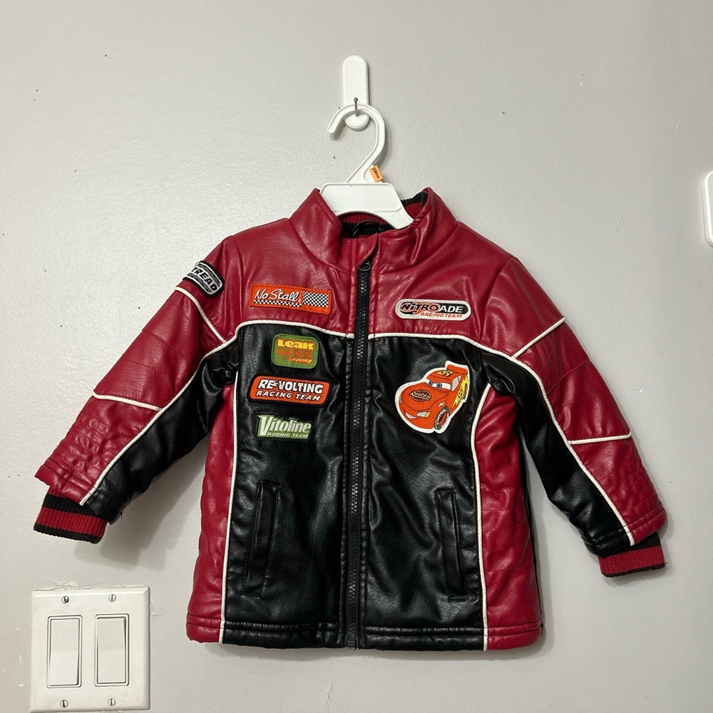 Cars Lighting McQueen Racing Jacket. Size 2